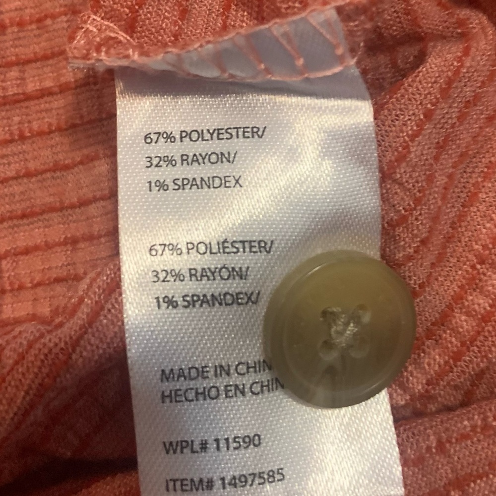 Weatherproof Vintage Tie Waist Button Shirt Small - Picture 5 of 5